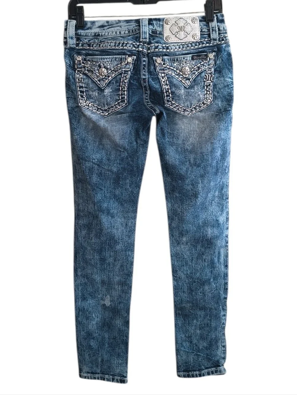 Miss Me Signature Ankle Skinny Jeans Size 27